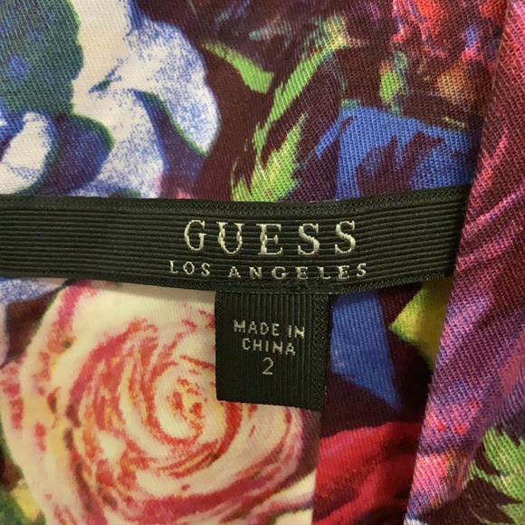 Guess sleeveless floral dress size 2 - Picture 8 of 10
